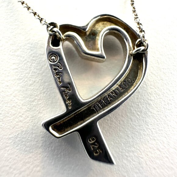 Authentic Tiffany & Co. Paloma Picasso Heart Motif Necklace - Picture 3 of 11